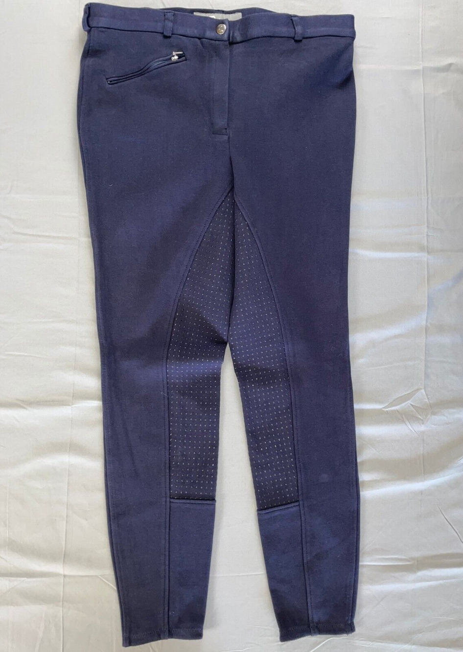 HORZE Navy Blue Equestrian Breeches, Horse Riding Pants. Navy, Women's 40. GUC!